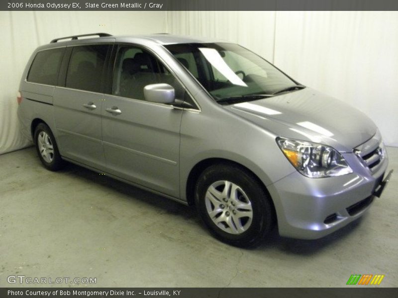 Slate Green Metallic / Gray 2006 Honda Odyssey EX