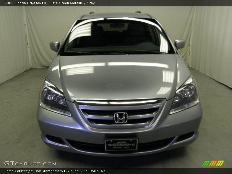 Slate Green Metallic / Gray 2006 Honda Odyssey EX