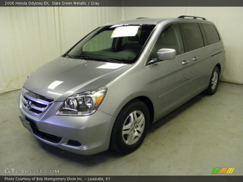 Slate Green Metallic / Gray 2006 Honda Odyssey EX