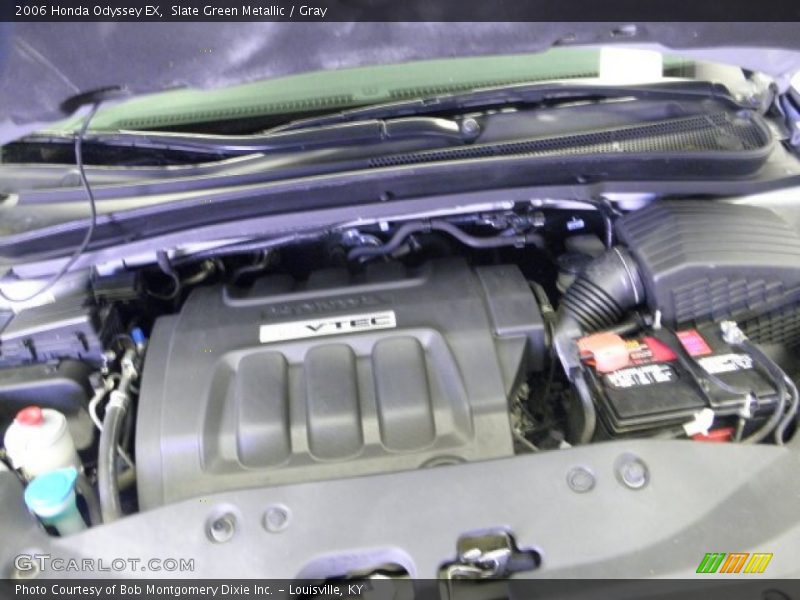 Slate Green Metallic / Gray 2006 Honda Odyssey EX