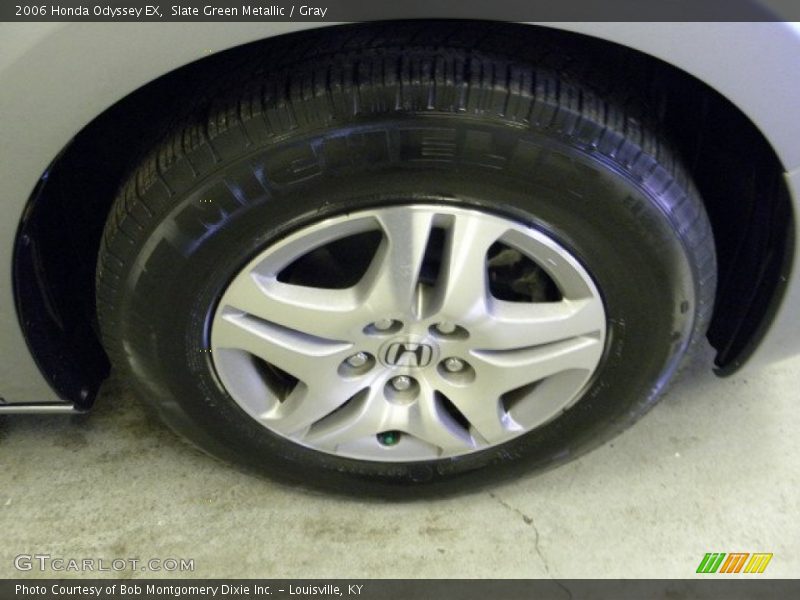 Slate Green Metallic / Gray 2006 Honda Odyssey EX