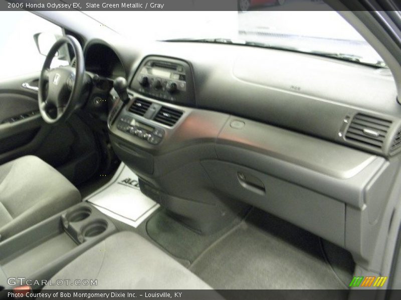 Slate Green Metallic / Gray 2006 Honda Odyssey EX