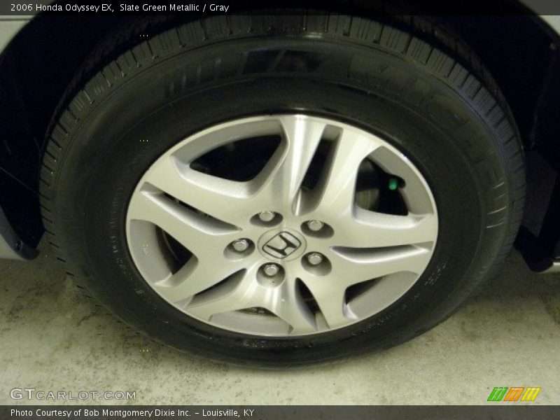 Slate Green Metallic / Gray 2006 Honda Odyssey EX