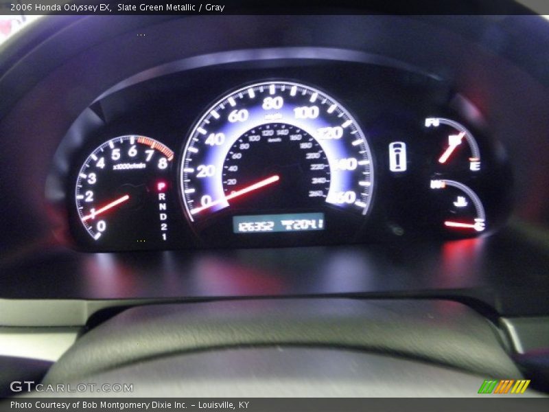 Slate Green Metallic / Gray 2006 Honda Odyssey EX