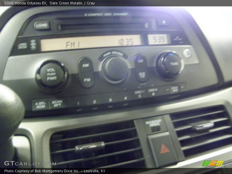 Slate Green Metallic / Gray 2006 Honda Odyssey EX