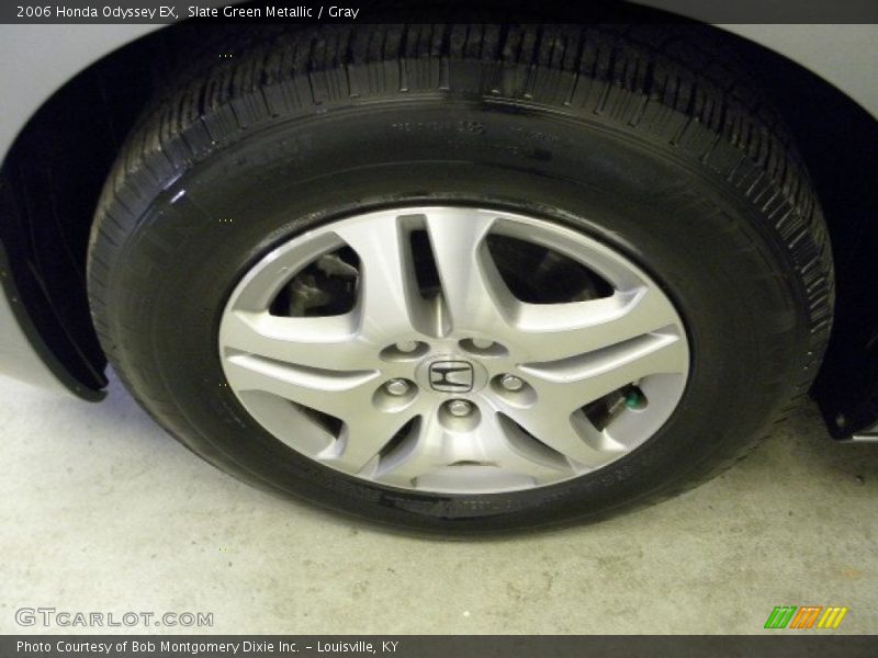 Slate Green Metallic / Gray 2006 Honda Odyssey EX