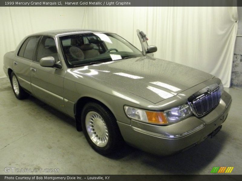 Harvest Gold Metallic / Light Graphite 1999 Mercury Grand Marquis LS