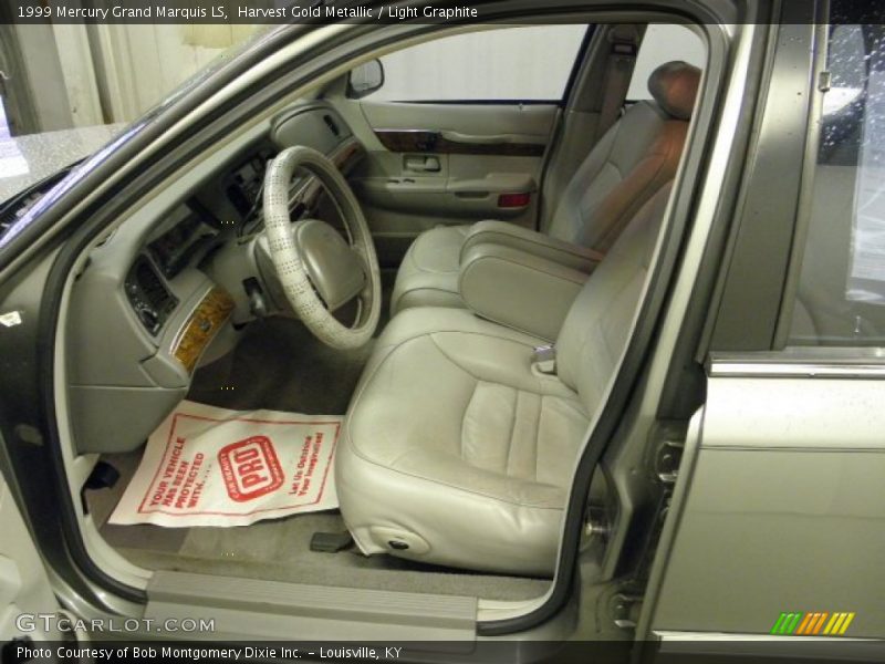 Harvest Gold Metallic / Light Graphite 1999 Mercury Grand Marquis LS