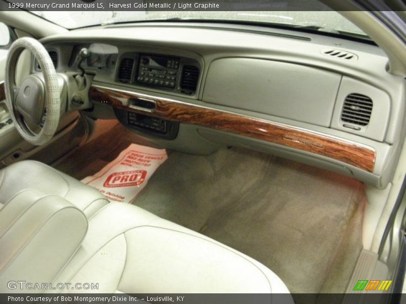 Harvest Gold Metallic / Light Graphite 1999 Mercury Grand Marquis LS