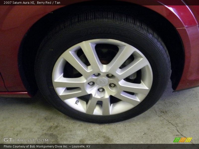 Berry Red / Tan 2007 Saturn Aura XE