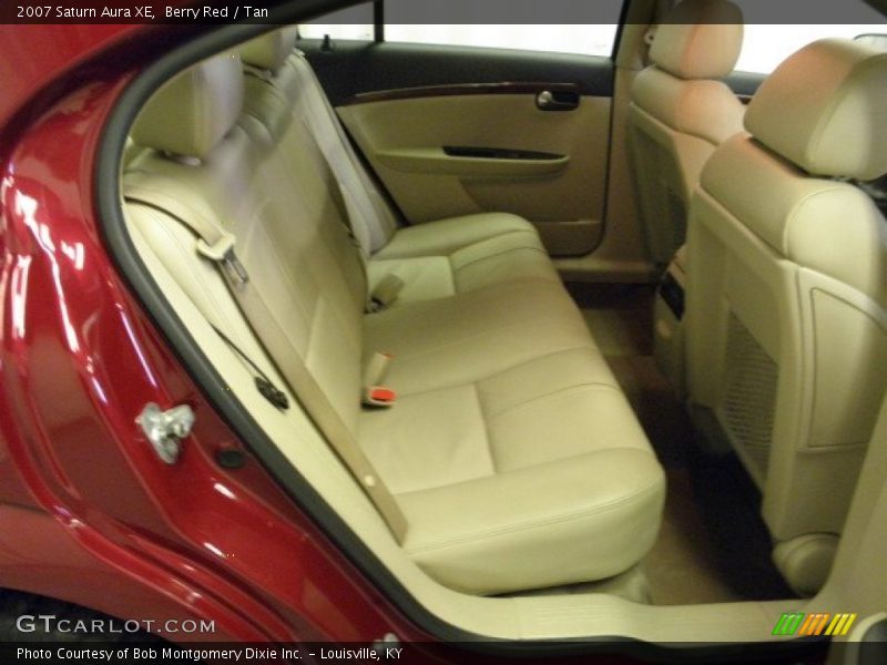 Berry Red / Tan 2007 Saturn Aura XE