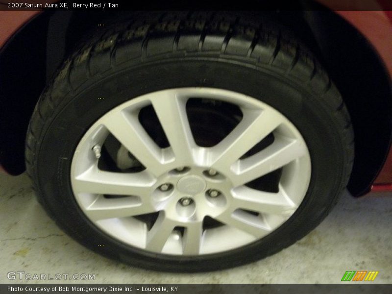Berry Red / Tan 2007 Saturn Aura XE