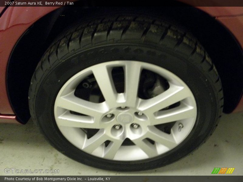 Berry Red / Tan 2007 Saturn Aura XE