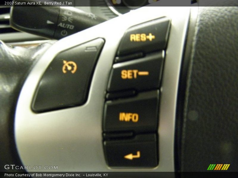 Berry Red / Tan 2007 Saturn Aura XE