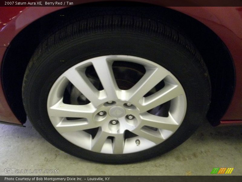 Berry Red / Tan 2007 Saturn Aura XE