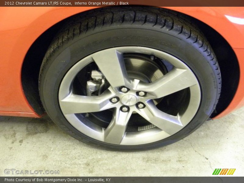 Inferno Orange Metallic / Black 2012 Chevrolet Camaro LT/RS Coupe