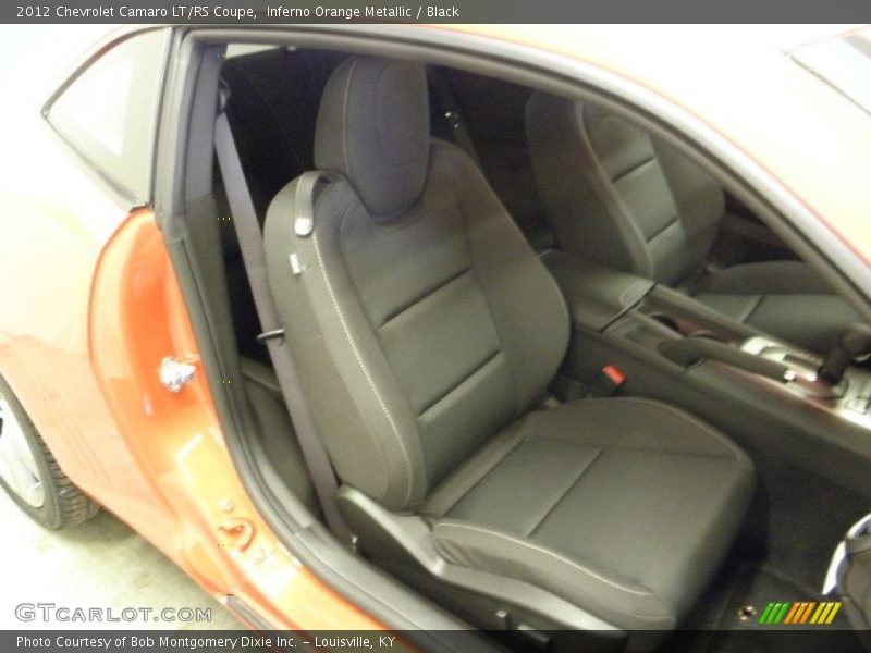 Inferno Orange Metallic / Black 2012 Chevrolet Camaro LT/RS Coupe