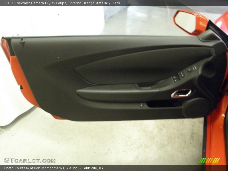 Inferno Orange Metallic / Black 2012 Chevrolet Camaro LT/RS Coupe