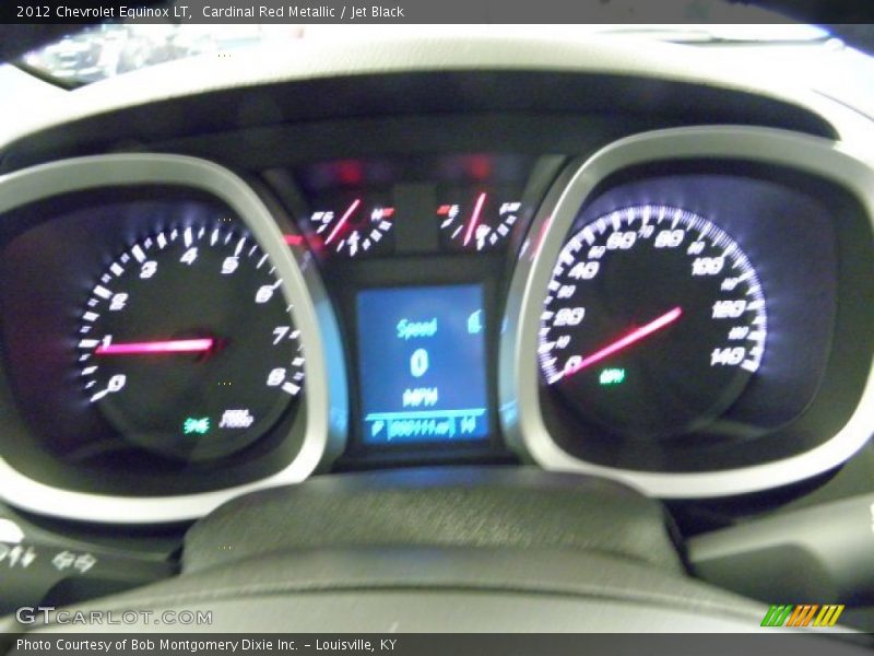 Cardinal Red Metallic / Jet Black 2012 Chevrolet Equinox LT