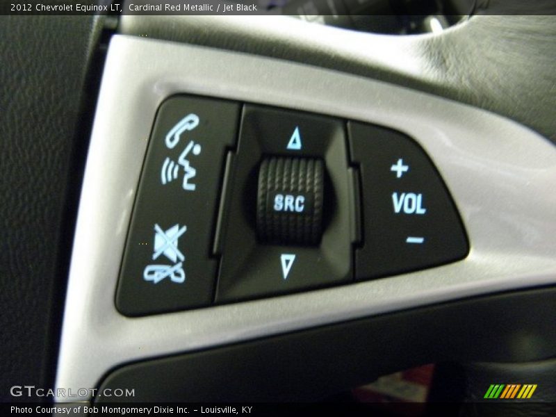 Cardinal Red Metallic / Jet Black 2012 Chevrolet Equinox LT