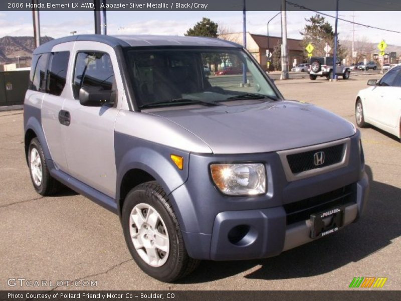 Alabaster Silver Metallic / Black/Gray 2006 Honda Element LX AWD