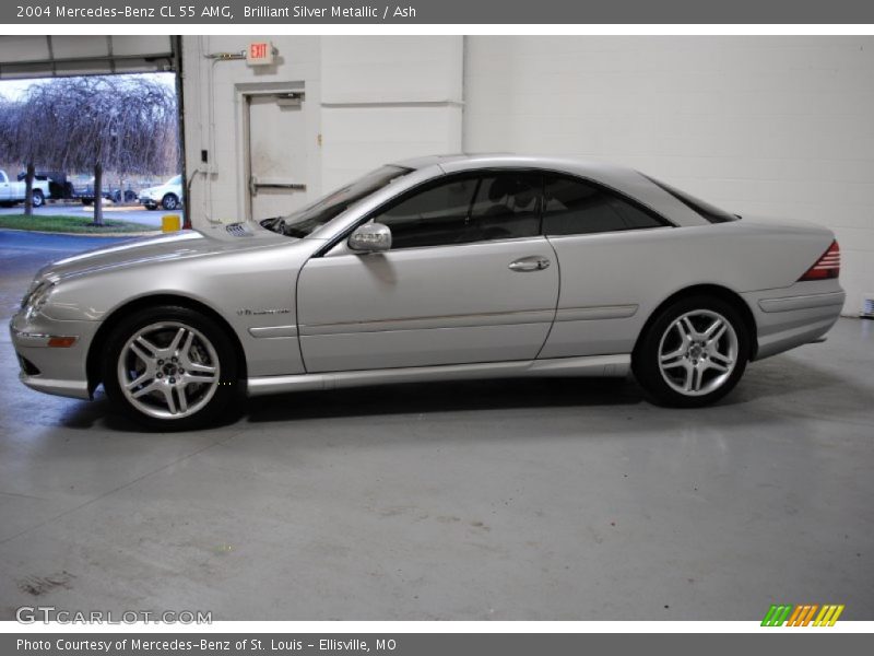 Brilliant Silver Metallic / Ash 2004 Mercedes-Benz CL 55 AMG