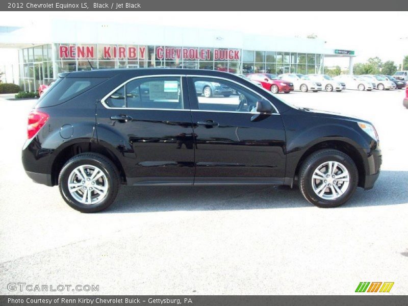 Black / Jet Black 2012 Chevrolet Equinox LS