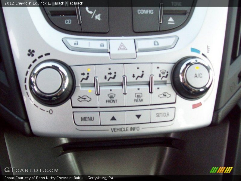 Black / Jet Black 2012 Chevrolet Equinox LS