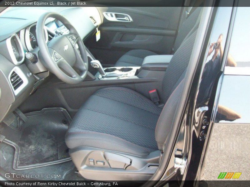 Black / Jet Black 2012 Chevrolet Equinox LS