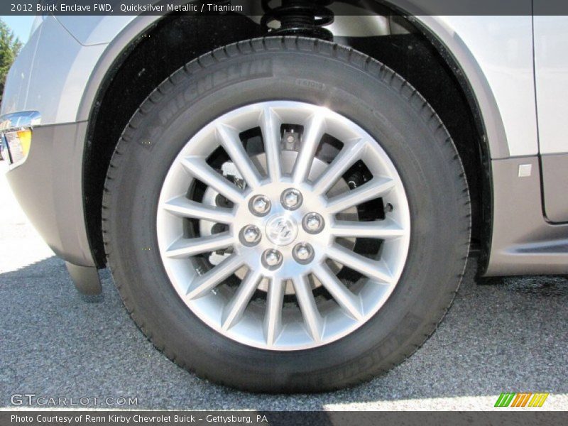 Quicksilver Metallic / Titanium 2012 Buick Enclave FWD