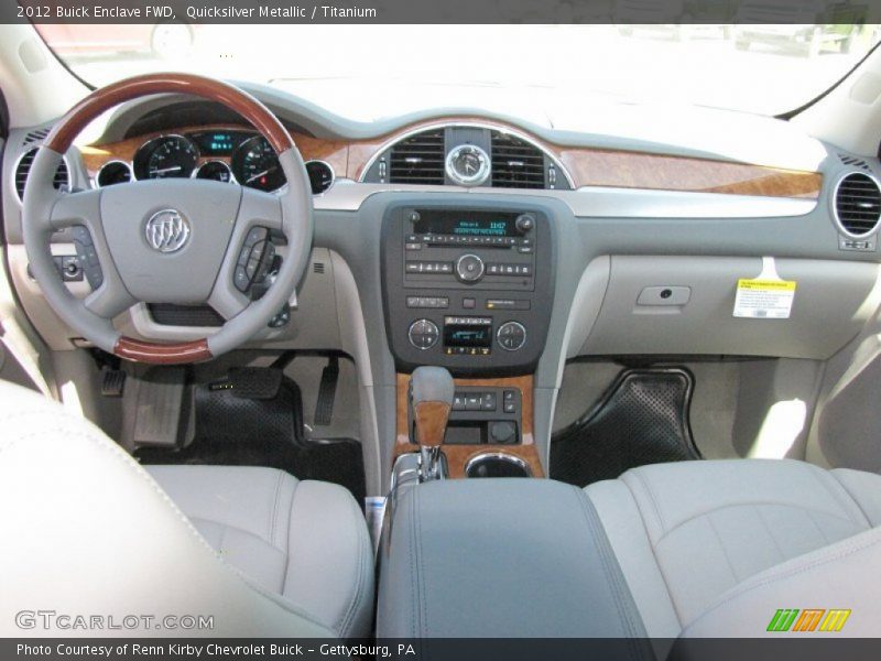 Quicksilver Metallic / Titanium 2012 Buick Enclave FWD