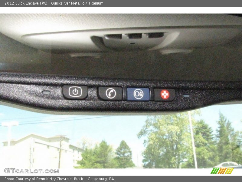 Quicksilver Metallic / Titanium 2012 Buick Enclave FWD