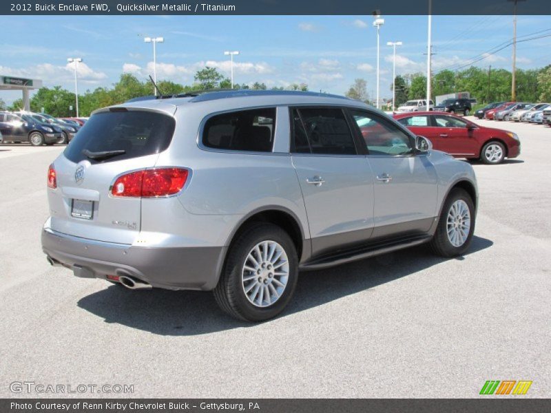 Quicksilver Metallic / Titanium 2012 Buick Enclave FWD