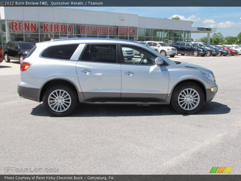 Quicksilver Metallic / Titanium 2012 Buick Enclave FWD