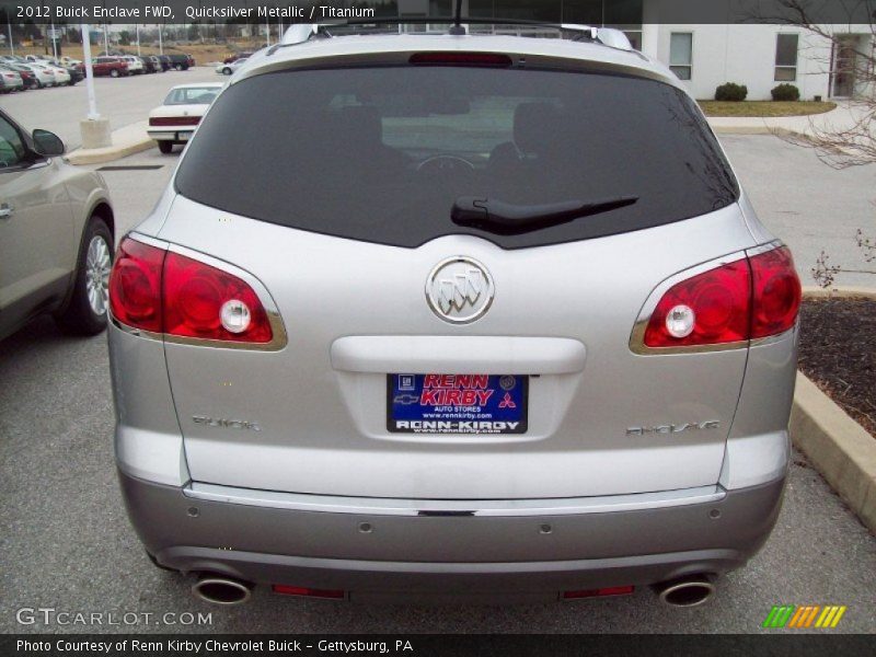 Quicksilver Metallic / Titanium 2012 Buick Enclave FWD