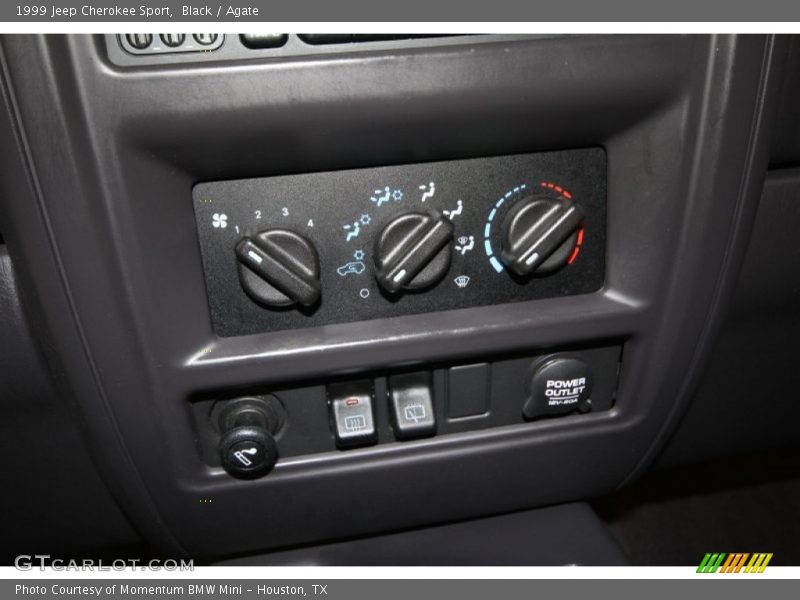 Controls of 1999 Cherokee Sport