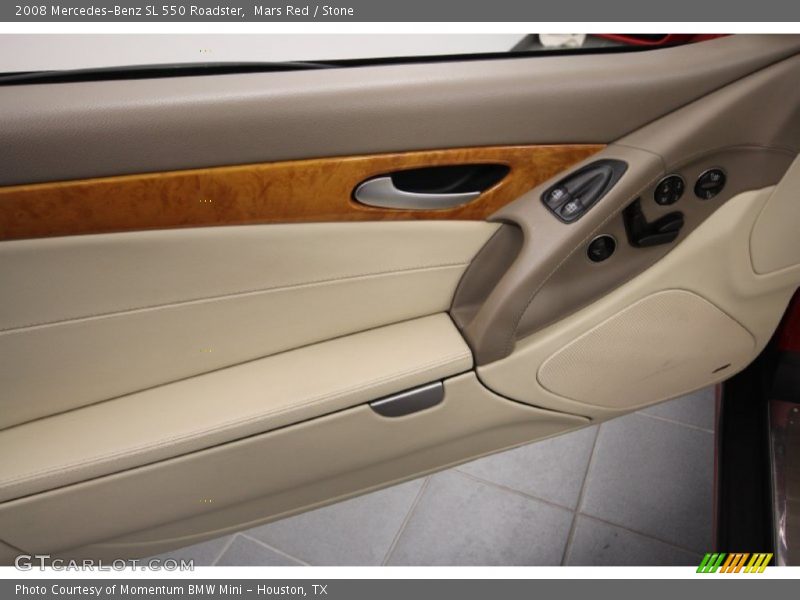 Mars Red / Stone 2008 Mercedes-Benz SL 550 Roadster