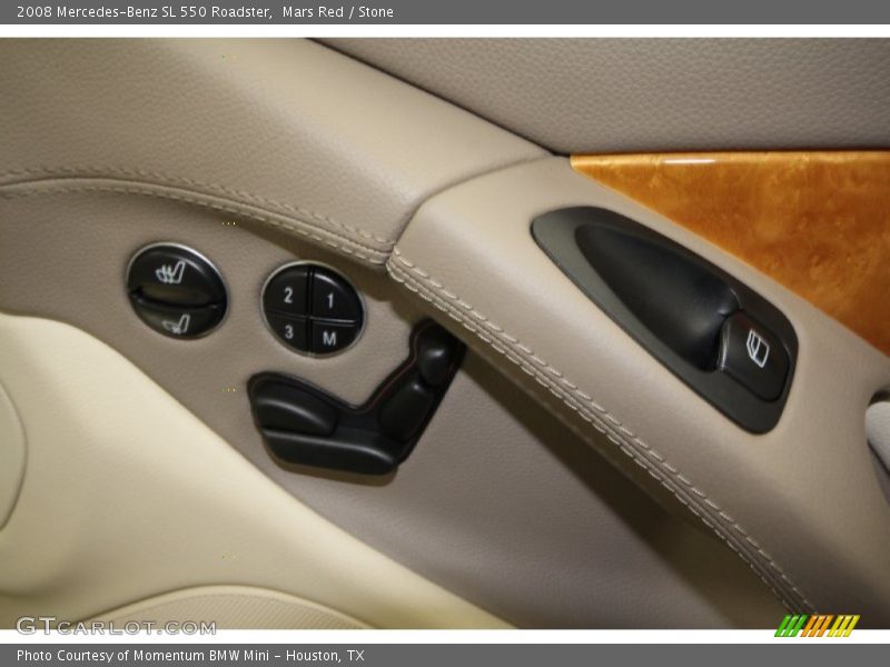 Mars Red / Stone 2008 Mercedes-Benz SL 550 Roadster