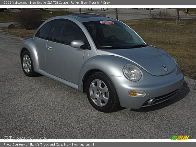 Reflex Silver Metallic / Grey 2002 Volkswagen New Beetle GLS TDI Coupe