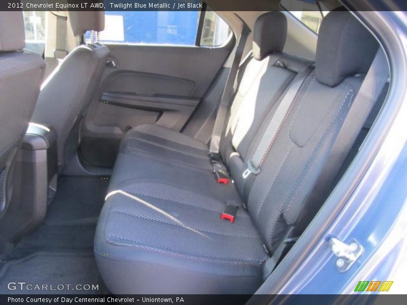 Twilight Blue Metallic / Jet Black 2012 Chevrolet Equinox LT AWD