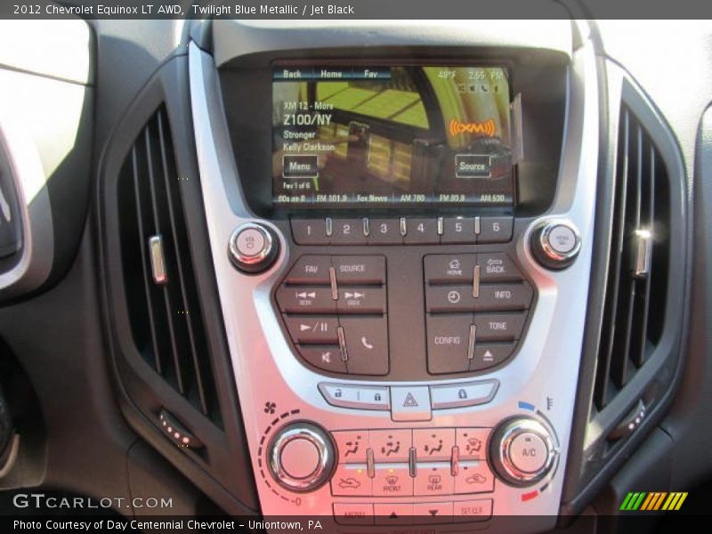 Twilight Blue Metallic / Jet Black 2012 Chevrolet Equinox LT AWD