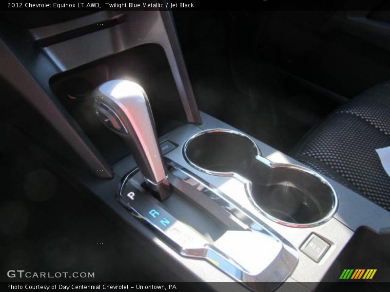 Twilight Blue Metallic / Jet Black 2012 Chevrolet Equinox LT AWD
