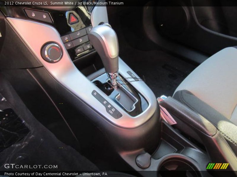 Summit White / Jet Black/Medium Titanium 2012 Chevrolet Cruze LS