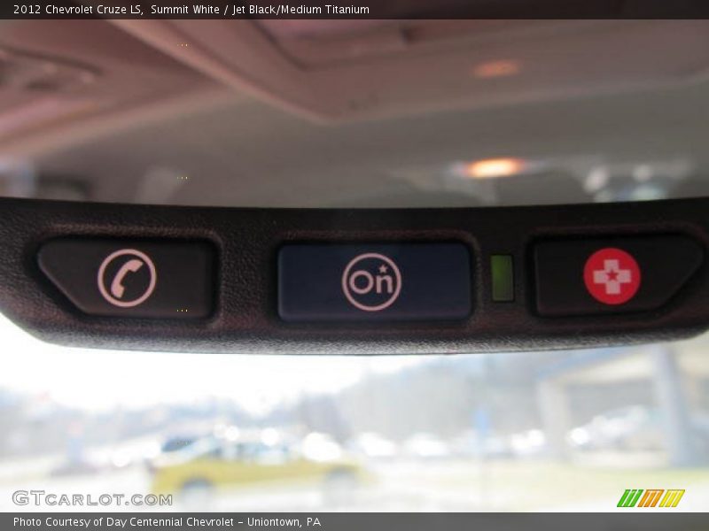 Summit White / Jet Black/Medium Titanium 2012 Chevrolet Cruze LS