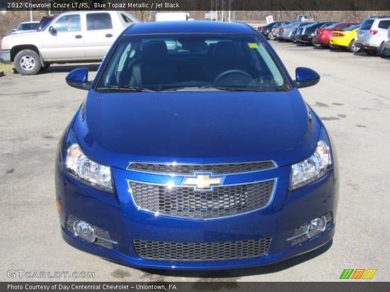 Blue Topaz Metallic / Jet Black 2012 Chevrolet Cruze LT/RS