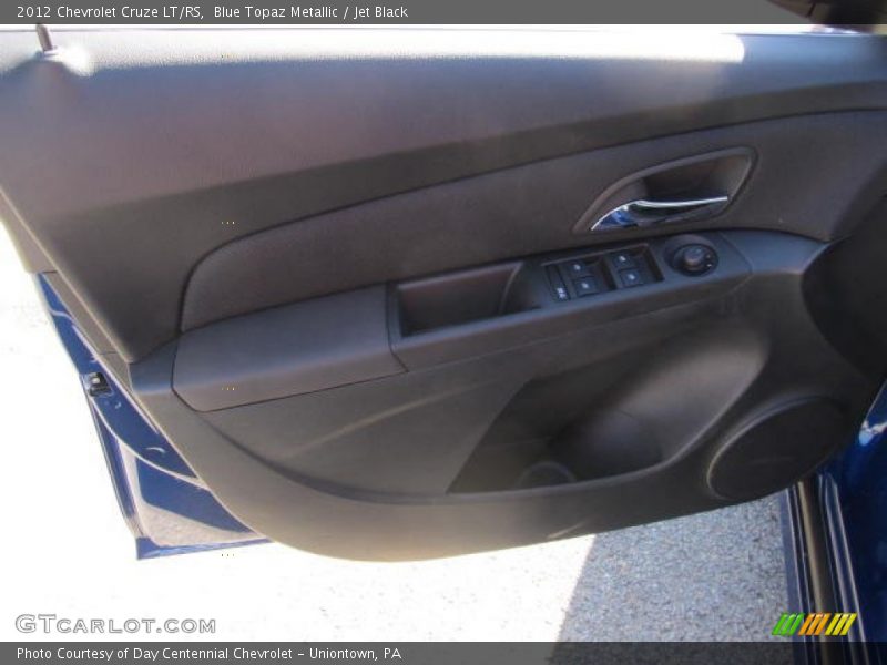 Blue Topaz Metallic / Jet Black 2012 Chevrolet Cruze LT/RS