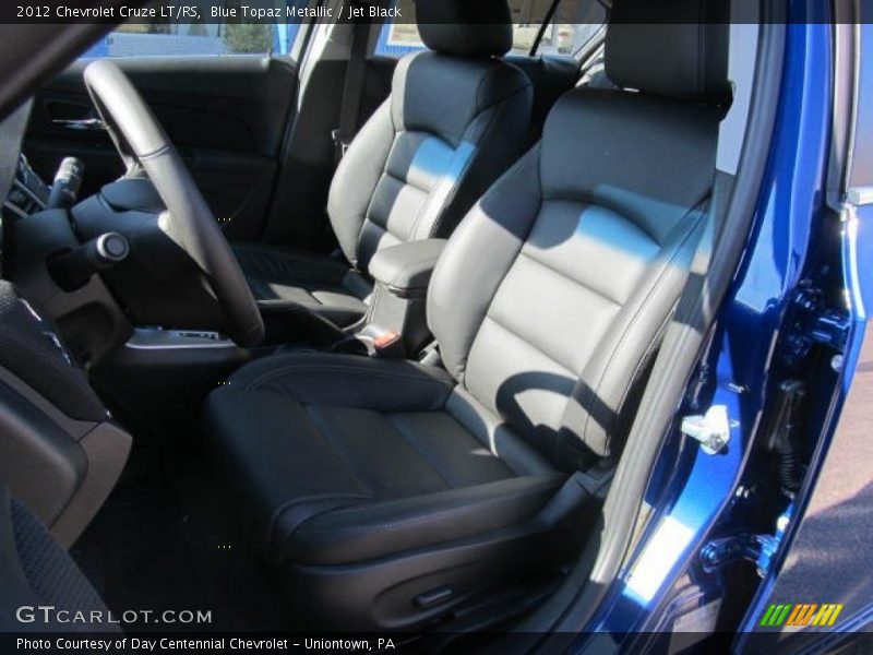 Blue Topaz Metallic / Jet Black 2012 Chevrolet Cruze LT/RS