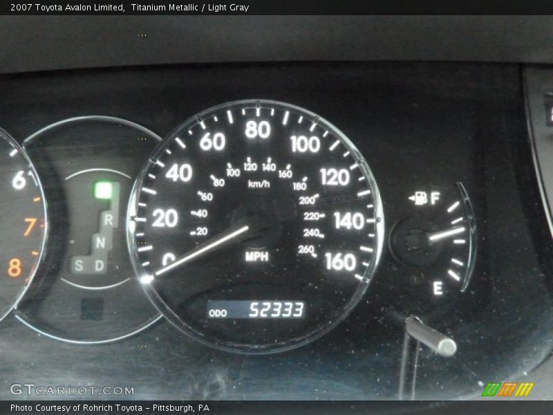 Titanium Metallic / Light Gray 2007 Toyota Avalon Limited