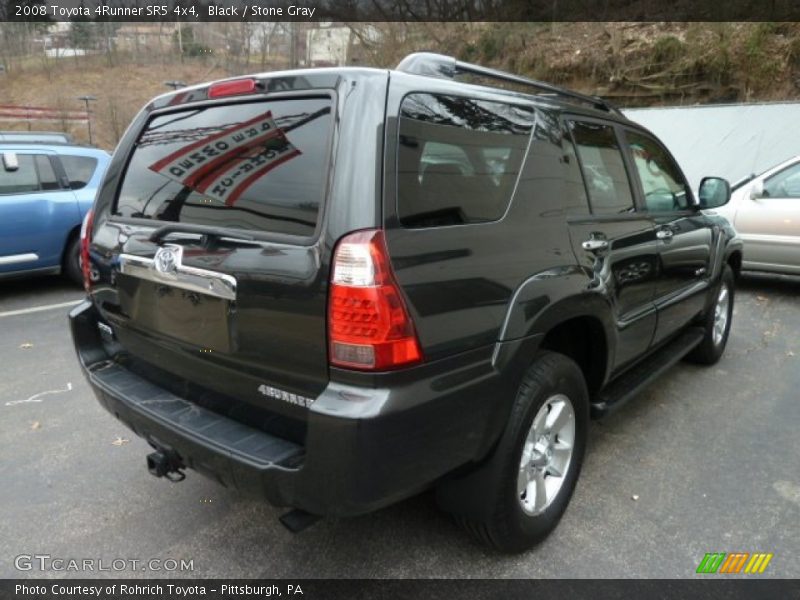 Black / Stone Gray 2008 Toyota 4Runner SR5 4x4