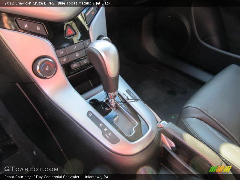 Blue Topaz Metallic / Jet Black 2012 Chevrolet Cruze LT/RS